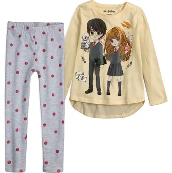 Dívčí pyžamo Dívčí pyžamo HARRY POTTER FRIENDS žluté Velikost: 128