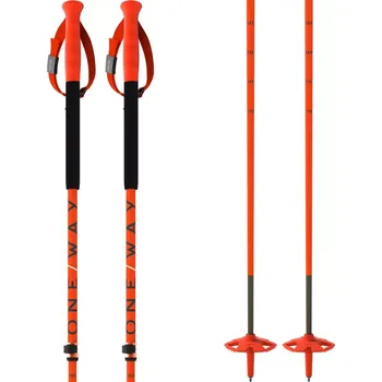 Sjezdová hůlka Hůlky Oneway FR CARBON VARIO PRO 2025/26 110-145 oranžová