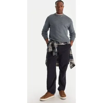 Pánské kalhoty Quiksilver Kalhoty z materiálu Taxer EQYNP03315 Tmavomodrá Loose Fit XL