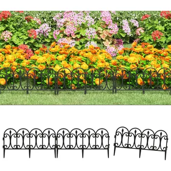 Zahradní obrubník Travní lem 17 ks černý 10 m PP IM_318293