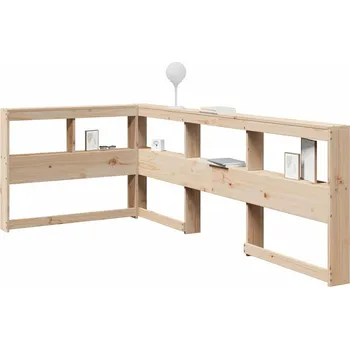 vidaXL Regálová knihovna ve tvaru L 90 cm masivní borové dřevo [859276] Barva: Přírodní