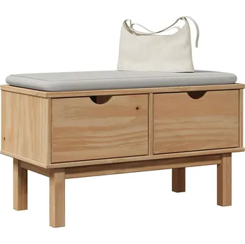 Zahradní lavice zahrada-XL Lavice do předsíně OTTA 80 x 40 x 45 cm masivní borovice 4013462