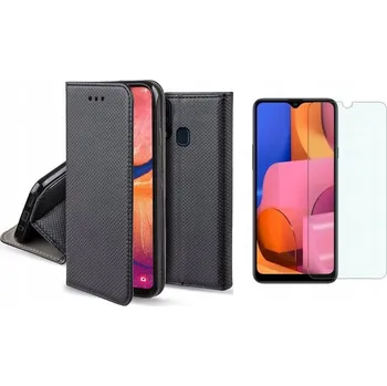 Pouzdro na mobilní telefon TelForceOne pro Samsung Galaxy A20s Smart Magnet, černé