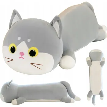 plyšák Dlouhá kočka kočička polštář Plyšák 80 cm