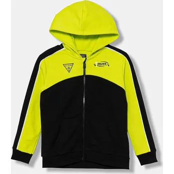Chlapecká mikina Dětská bavlněná mikina Guess N5YQ02.KA6R4.9BYA černá 99X, vel. 96-104