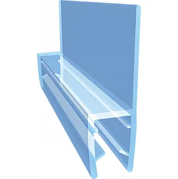 1M Těsnění ke sprchovému koutu pro skleněné dveře, spodní hrana skla 6 7 8 mm