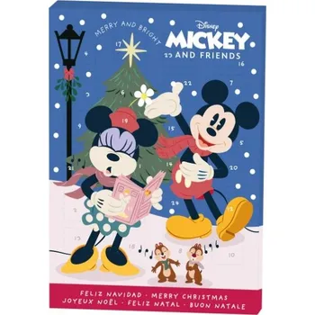 Kalendář Adventní Kalendář Mickey Mouse 50g