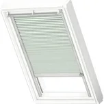 Plisé roleta na střešní okno VELUX na solární pohon FSC C06 1168K zelená