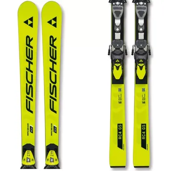 Sjezdové lyže Lyže Fischer RC4 WC GS JR (133-163) M-PLATE + RC4 Z11 FF 23/24 148 žlutá/černá