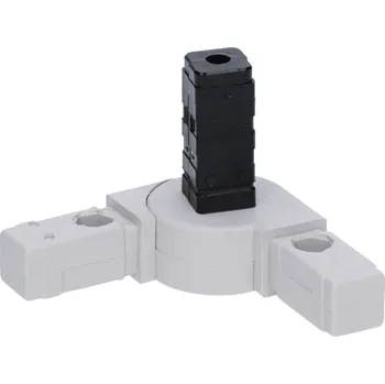Zábradlí Plastová spojka - pohyblivý 180° rohový kus vhodný do profilu veľkosti 20x20x1.5