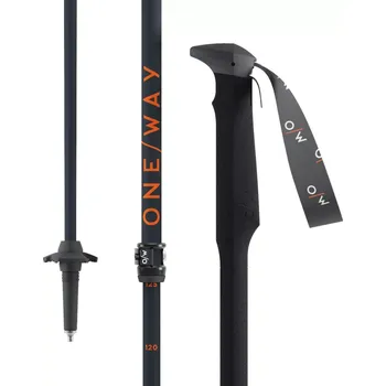 Trekingová hůl Hůlky Oneway MT Calu Dark 110-145 černá/oranžová