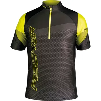 cyklistický dres Závodní dres Fischer ACTIVITY S černá/žlutá