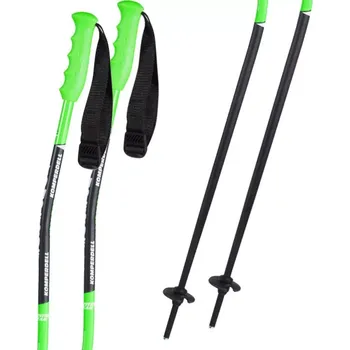 Sjezdová hůlka Hůlky Komperdell CHAMP GREEN - Junior Super G - Henrik 2024/25 90 černá/zelená