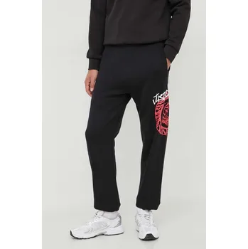 Bavlněné tepláky Just Cavalli 75OAAG02.CF302 černá 99X, vel. M