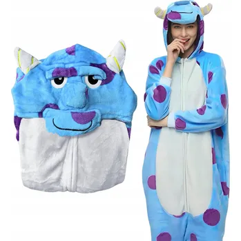 OVERAL KIGURUMI PYŽAMO JEDNODÍLNÉ MONSTRUM SULLY dámské pánské L