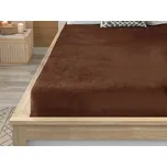 Prostěradlo mikroplyš SOFT BRONE 180x200 cm hnědé 209335860