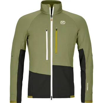 Pánská mikina Pánská Mikina Ortovox Fleece Rib Jacket Men's Barva: Wild Herbs, Velikost: XXL