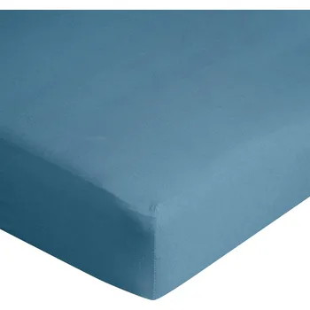 Prostěradlo PROSTĚRADLO S GUMOU JERSEY D91 140X200 CM, VÝŠKA 30 CM TMAVĚ MODRÉ