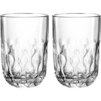 LEONARDO Sklenice na Latte Macchiato GOCCE 380 ml – 2. varianta, sada 2 ks