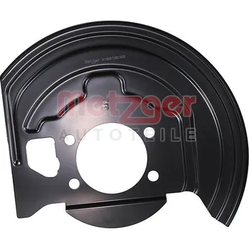 Brzdový kotouč Ochranný plech proti rozstřikování, brzdový kotouč METZGER 6115648