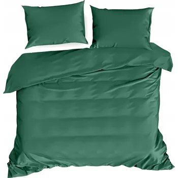 Povlečení POVLEČENÍ ZELENÉ Z BAVLNĚNÉHO SATÉNU 180X200 EUROFIRANY