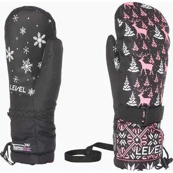 Sport Dětské lyžařské rukavice Level Junior Mitt ninja pink