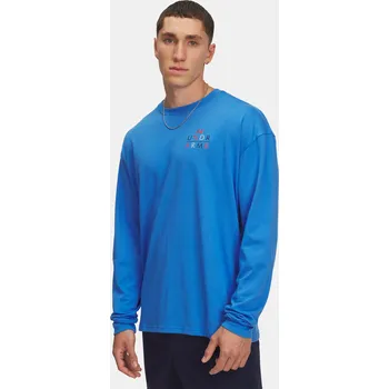 Pánské tričko Under Armour UA HWT MODERN SPORT OS LS-BLU - Pánské Under Armour černá | modrá 3443612