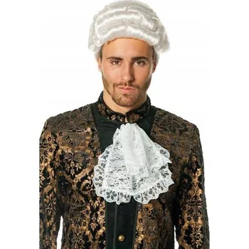 Karnevalová paruka Wilbers & Wilbers paruka polodlouhé vlasy bílá