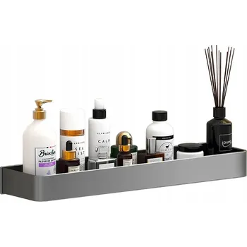 Obraz POLIČKA DO SPRCHY Bez vrtání 50 cm šedá