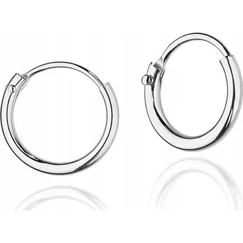 Náušnice Stříbrné náušnice kruhy ryzost 925 kroužky 10 mm KREOLKY