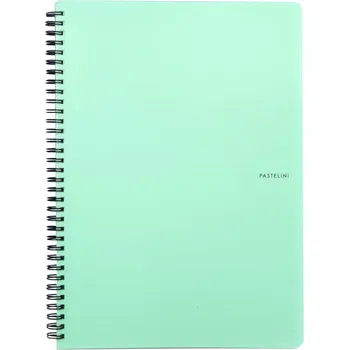 Twin wire blok A4 PP PASTELINI zelená