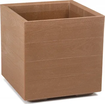Květináč Květináč plast béžový Kadax 40 cm x 40 cm x 39 cm