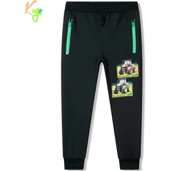 Chlapecké tepláky s traktorem Kugo, vel. 110 černá