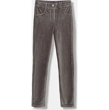 Chlapecké kalhoty Dětské manšestrové kalhoty United Colors of Benetton šedá barva, 4DZBCE00R 4DZBCE00R.G.reproposed 09X, vel. 120