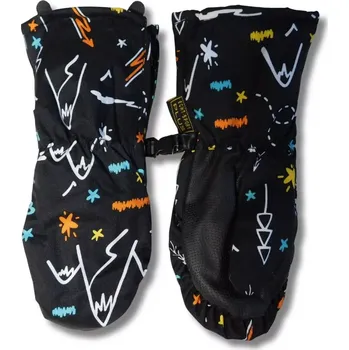 Rukavice Dětské šusťákové palcové rukavice Echt C088 černé