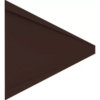 Balkonový ukončovací profil "C" 140-200 mm (hnědá RAL 8017, 150 mm) (VÝROBA PROFILU NA ZAKÁZKU - ohýbaný profil z hliníkového plechu tvaru "C" , výška 150 mm, hnědá RAL 8017)