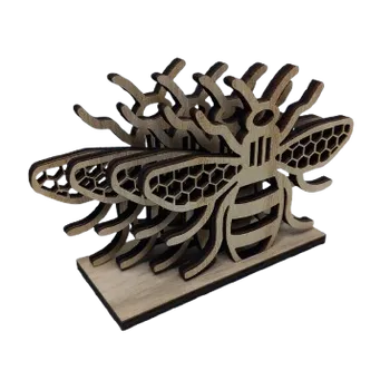 Žertovný předmět Sada podtácků - Včela (Včelí podložky na stůl)