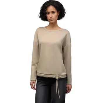 Dámské tričko Dámské mikinové tričko se stahovací šňůrkou v pase Street One 324173 oříšková velikost 38