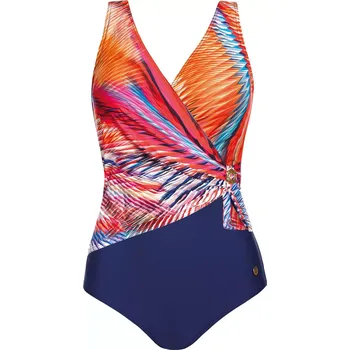 Dámské plavky Dámské jednodílné plavky 1069F23 43 Thailand 3 - SELF tmavě modrá 3XL