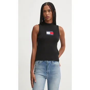 Dámská vesta Vesta Tommy Jeans DW0DW18527 černá 99X, vel. S