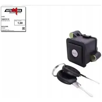 Dveře karosérie Automega 100019110 Zámek zadních dveří / víka zavazadlového prostoru