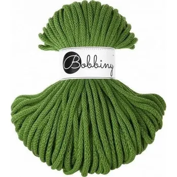 Příze Bobbiny Premium Braided Cord 5 mm 50 m Moss Green Šňůra
