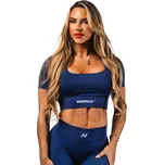 Dámské tílko Nebbia Flow Seamless Shaping Crop Top 499 BLUE M