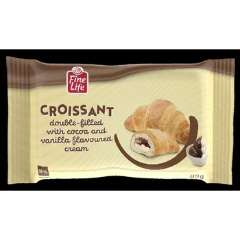 Výhodná cena Fine Life Croissant cocca - vanilla 80 g