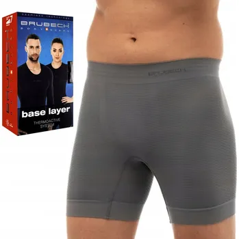 Boxerky BRUBECK Pánské sportovní termoaktivní boxerky prodyšné na běhání - S