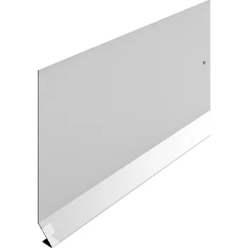 Terasová lišta "NT" - čelní kryt "NT30+60" (antracit RAL 7016, 100 mm) (Kryt čelní výška 100 mm | šířka 14 mm| délka 2000 mm | tloušťka 0,8 mm, Barva: antracit RAL 7016)