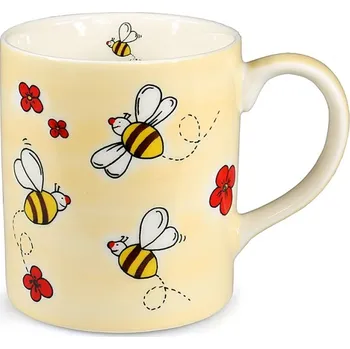 Žertovný předmět Hrneček s včelím motivem (Porcelánový hrneček Bieno)