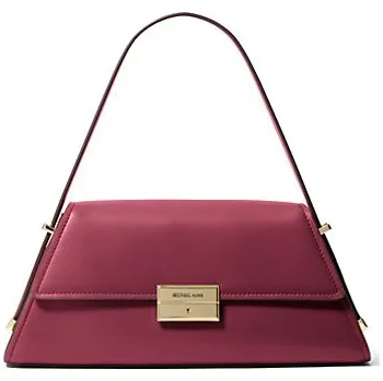 Kabelka Michael Kors shoulder bag kožená kabelka přes rameno vínová + doprava zdarma