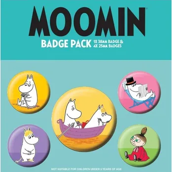 Výtvarná sada Sada odznaků Moomins