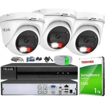 Bezpečnostní kamera Monitorovací sada 3x TVICAM-T2M-20DL 2Mpx IR20m IP66 Detekce pohybu WDR